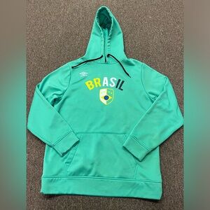 Men’s umbro Brazil hoodie pullover size m.